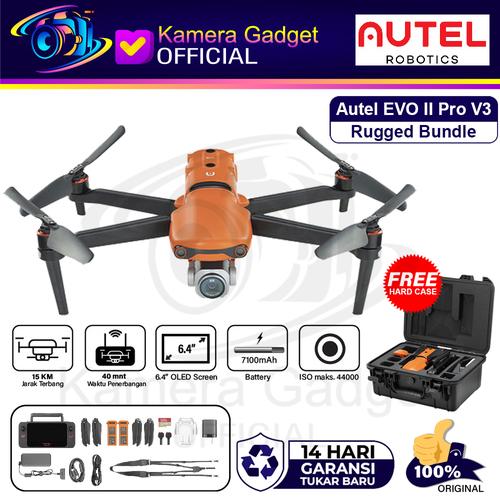 Autel Evo II Pro V3 6K 20MP 1” SENSOR 15KM 40Min Drone Rugged Bundle di  Kamera Gadget Official Tokopedia