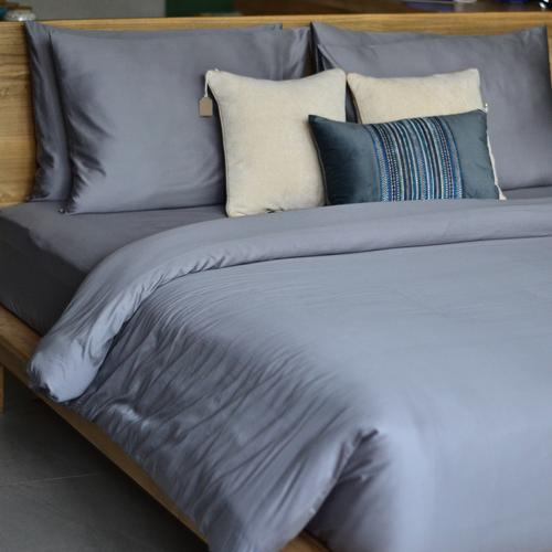 Jual LUXURIOUS 100 Cotton Satin 300TC Bed Linen Set / Full Set Fitted