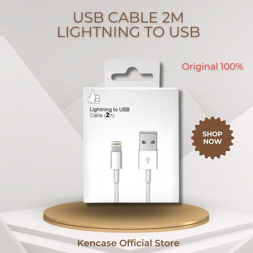 Jual Kabel Lightning iphone meter MFI Usb Cable Lightning 2m