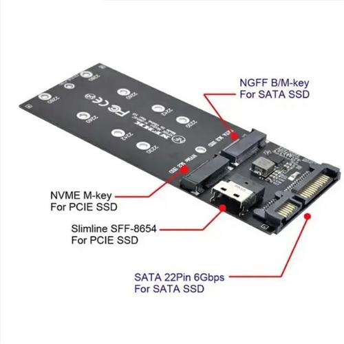 NVME to pcie and NGFF to sata converter Card For PC Desktop Mainboard  di At Store 98 Group Tokopedia
