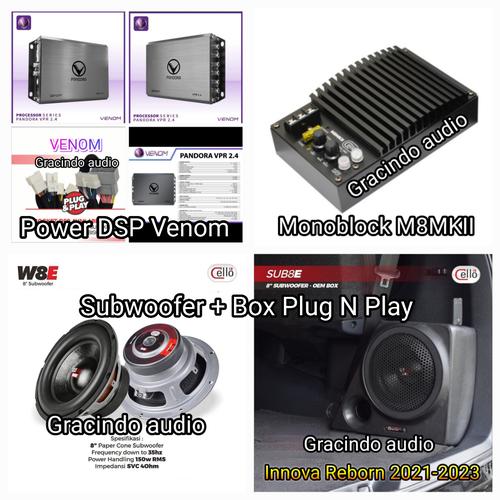 Jual Paket Power Processor DSP Venom Pandora VPR 2.4 + Subwoofer Aktive ...