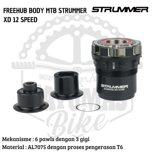 Jual FREEHUB BODY MTB STRUMMER XD 12 SPEED Kota Denpasar