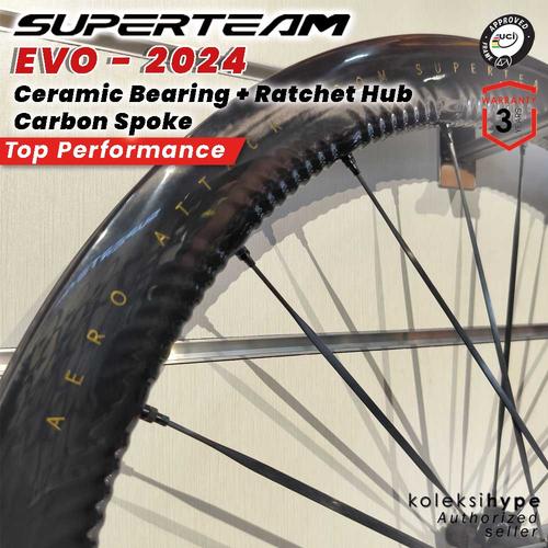 700c Bike SUPERTEAM 45/50mm Carbon Wheelset 700C Tubeless Road