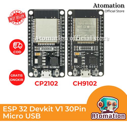 Promo ESP32 ESP-32 Doit Devkit V1 Micro USB 30 Pin Development Board ...