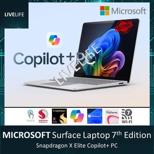Jual MICROSOFT Surface Laptop 7 / 7th Edition 15" Snapdragon