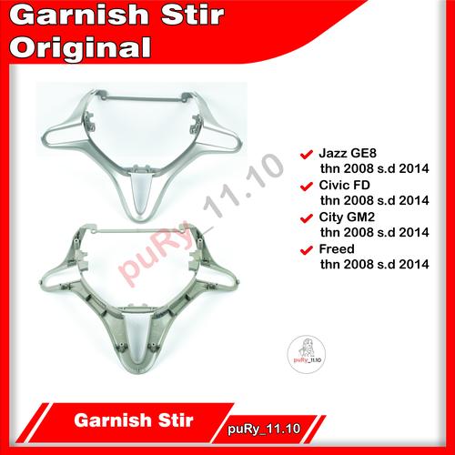 Jual GARNISH STIR SETIR STEER HONDA CIVIC FD JAZZ GE8 CITY FREED