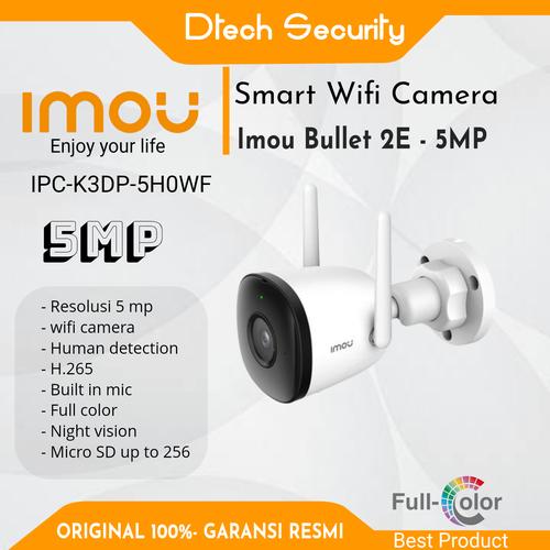 Jual IMOU BULLET 2E-5MP SMART WIFI CAMERA AUDIO FULL-COLOR HUMAN