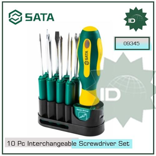 Jual Obeng Plus Minus Set 10 Pc Interchangeable Screwdriver Set 09345 ...