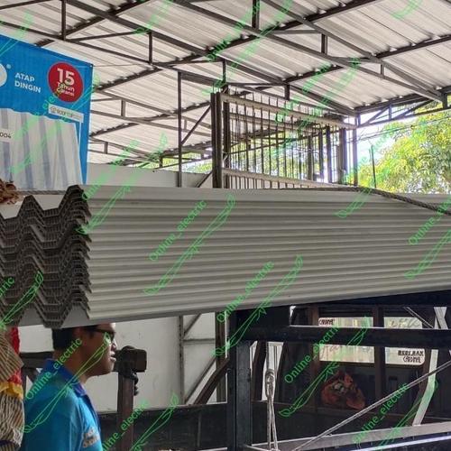 Jual ZL ATAP ROOFTOP Atap uPvc rooftop PANJANG 6 METER - BIRU DOFF ...