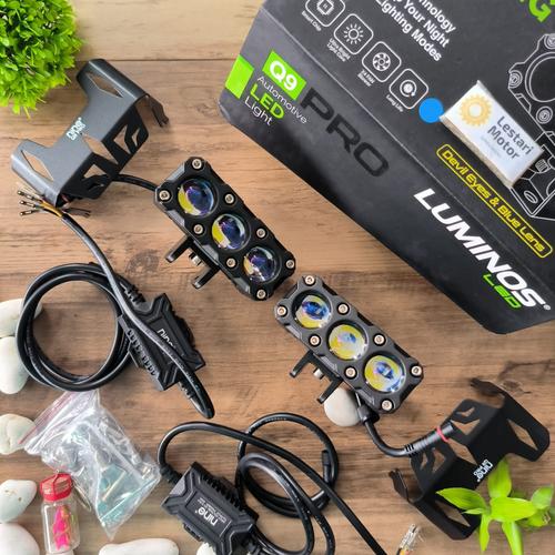 Lampu Tembak Laser 3 Mata Devil RGB Super S