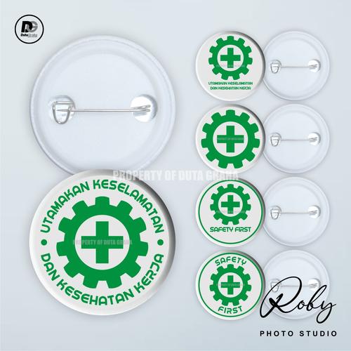 Jual [PIN PRESS] K3 SAFETY FIRST Pin Aksesoris Souvenir SAFETY FIRST K3 ...