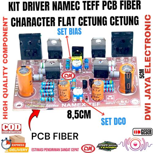 Jual Kit Driver Amplifier NAMEC TEFF Pcb Fiber Character Cetung Cetung