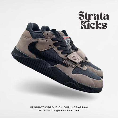 Jual Travis Scott x Jordan Jumpman Jack TR Mocha Sneaker BNIB