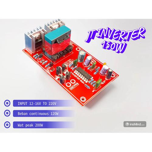 Jual Kit Inverter JT joule thief Inverter 150W 12v to 220V - Kab