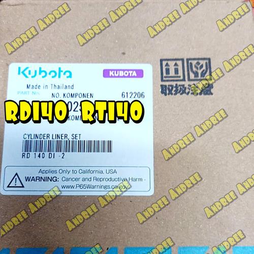 Jual RD140 Cylinder Liner - Foring with Oring Kubota RD-140 DI ...