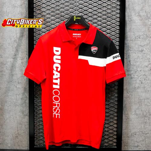 Ducati レッド ジッパー付き 良く シャツ Lサイズ