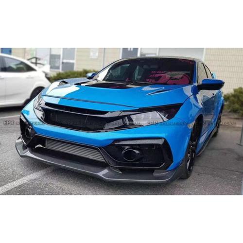 Jual front bumper depan Varis with carbon lips civic hatchback/civic ...