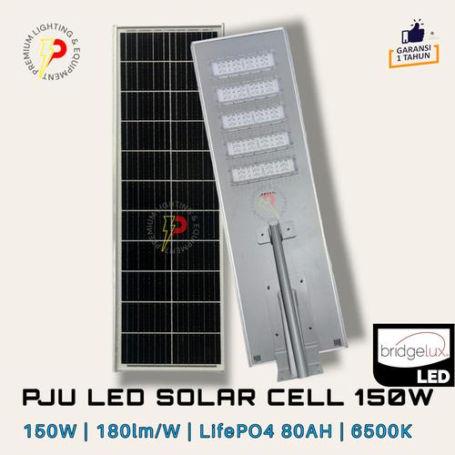 Jual Lampu jalan LED 150W PJU tenaga SURYA solar panel 150 watt ...