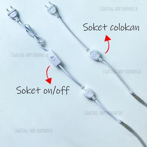 Jual Soket colokan lampu strip led flexible 2835 / 3528 - Jakarta Pusat ...