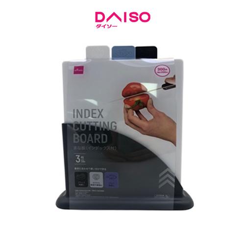 Jual Daiso Index Cutting board Set 3pcs 22cm x 15cm 8.66in x 5.90in