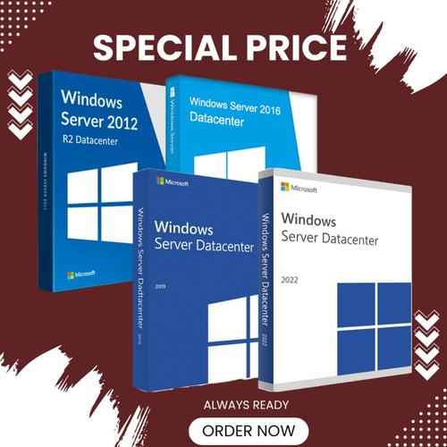 Jual Windows Server 2022 2019 2016 2012 R2 Datacenter Original License ...