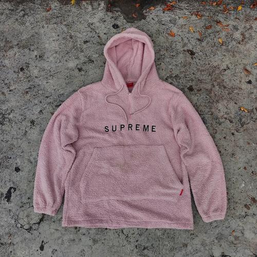 Jual Supreme sherpa fleece pullover Hoodie - Kab. Magelang