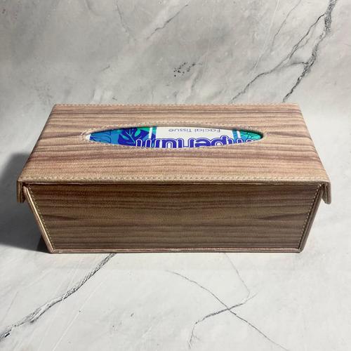 Jual TECHNOZIO TISSUE BOX MOTIF KAYU / TISSUE REFILL RUANGAN / TISSUE ...