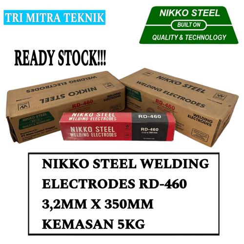 Jual BISA COD KAWAT LAS NIKKO STELL RD 460 3.2mm 5kg - Kab. Tangerang ...