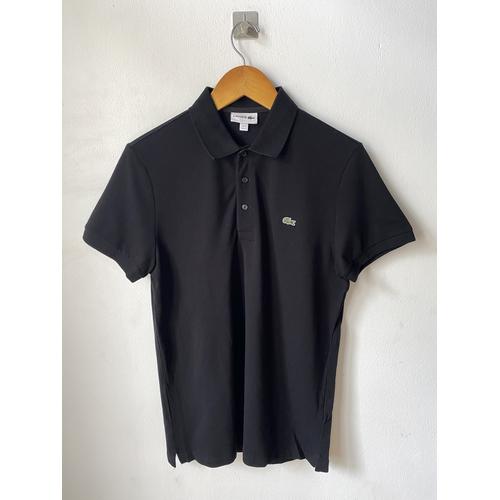 POLO SHIRT LACOSTE SLIM FIT SIZE L HITAM BNWOT di Amurang Store Tokopedia