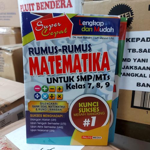 Jual Rumus Rumus Matematika untul SMP Kelas 7 - 8 dan 9 - Jakarta Pusat