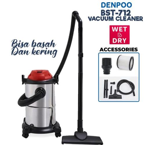Jual Denpoo Vacuum Cleaner Bst 712 / Bst712 / Wet And Dry Blow Drum