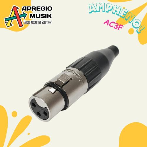 Jual Jack Microphone Amphenol AC3F Canon XLR Female Low Noise - AC3F ...