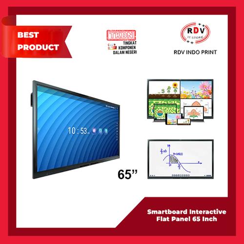 Jual Smartboard Interactive Flat Panel 65 Inch Standing Bracket Dual OS ...