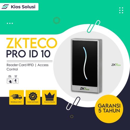 Jual Reader Card Access Control RFID | Pembaca Kartu ZKTECO Pro ID 10 ...