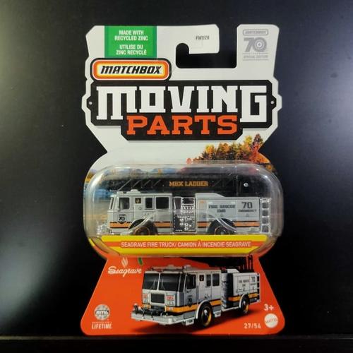 Matchbox Seagrave Feuerwehrauto – Spielzeugauto Für Kleine Feuerwehrfans, Detailreich Und Robust