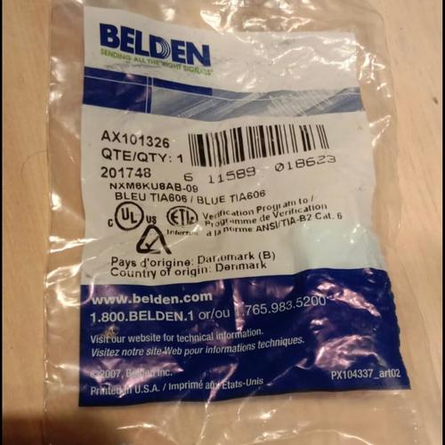 Jual MODULAR JACK CAT 6 BELDEN BLACK/WHITE ORIGINAL, modular belden cat ...