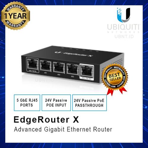 Jual Ubiquiti ER-X EdgeRouter X 5 Port - Jakarta Barat - Ubiquiti 