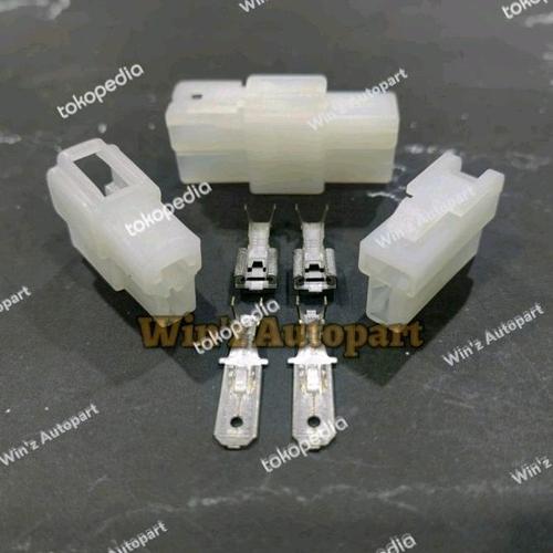 Jual SOKET 2 PIN BESAR / SOCKET MOTOR 2 PIN BESAR (SOCKET+TERMINAL/SKUN ...