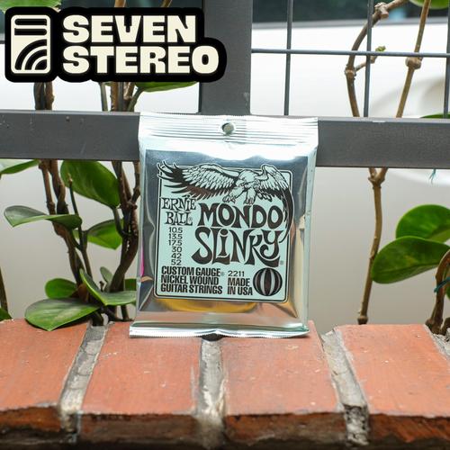 Promo Ernie Ball 2211 Mondo Slinky Electric Guitar Strings 10.5 52 Kota Bandung SEVEN