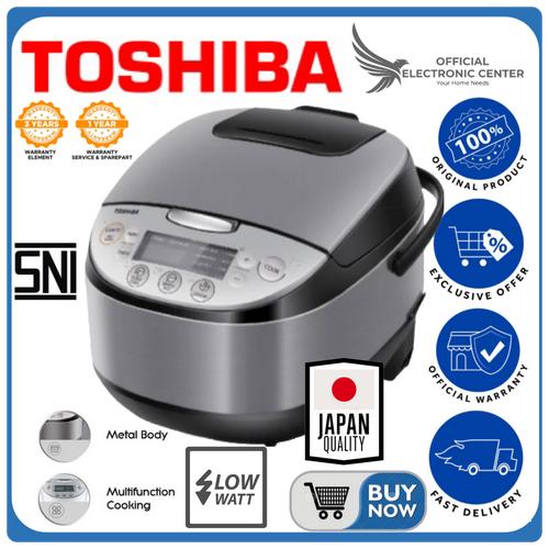 Jual TOSHIBA RICE COOKER RC 10DR1TID(S) RC10DR1 RC10 DIGITAL RICE ...