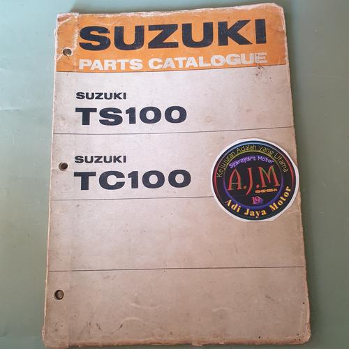 Jual Buku Part Catalog Katalog Copian Suzuki TS100 TC100 TS 100 TC 100