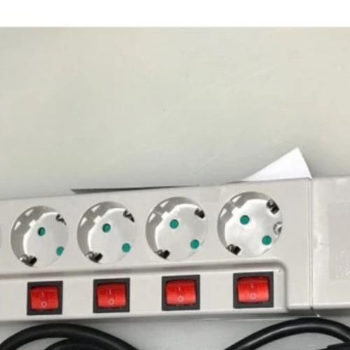 Jual Stabilizer Kabel Power input dan output 6 Lubang On Off tiap tiap ...