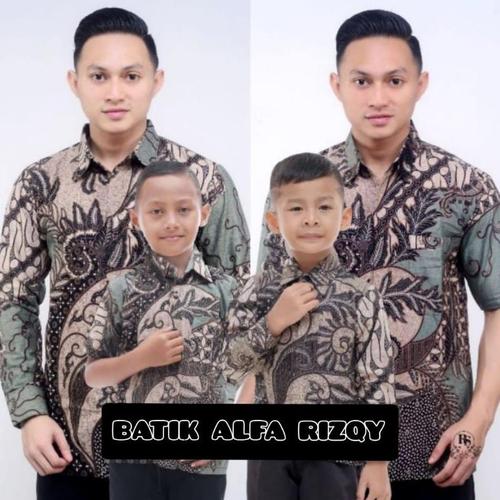 Jual Batik Neura TERBARU Couple sweet | Batik Kawung Biru | couple ...