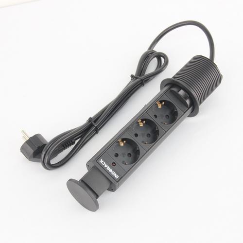 Jual P03 DESKTOP PDU PULL POP UP INDORACK 3 OUTLET GERMANY SOCKET 16A ...