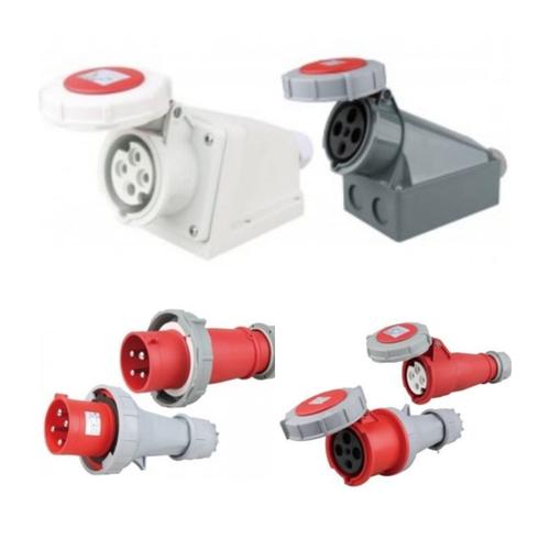 Jual Industrial Mobile Plug 4P 63A IP67/Mobile Socket/wall Socket 4Pole ...