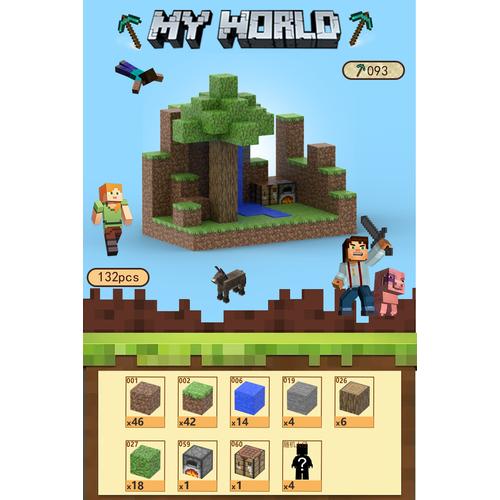 Promo Mainan Minecraft Block Set. 80 pcs, 128 pcs, 192 pcs dll