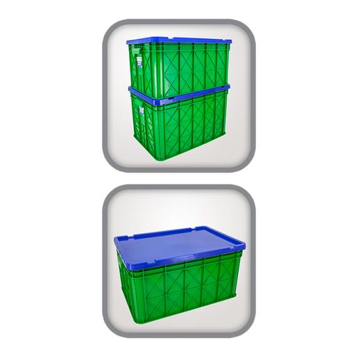 Jual Container Box Industri Plus Tutup Rabbit P620 x L430 x T300mm ...