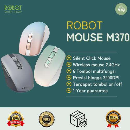 Jual Robot Mouse Wireless M370 2.4GHz Silent Klik Optical 3200DPI ...