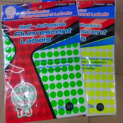 Jual Stiker Label Bulat / Polkadot Tom And Jerry / T & J Color no.114 ...