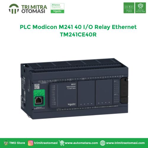Promo Schneider PLC Modicon M241 40 I/O Relay Ethernet - TM241CE40R ...